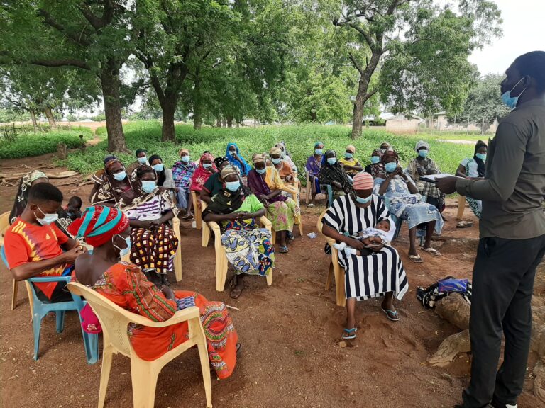 data collection with women groups in progress